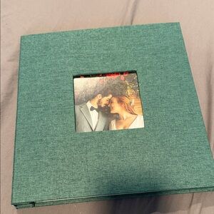 Green Photo Album with Display Window